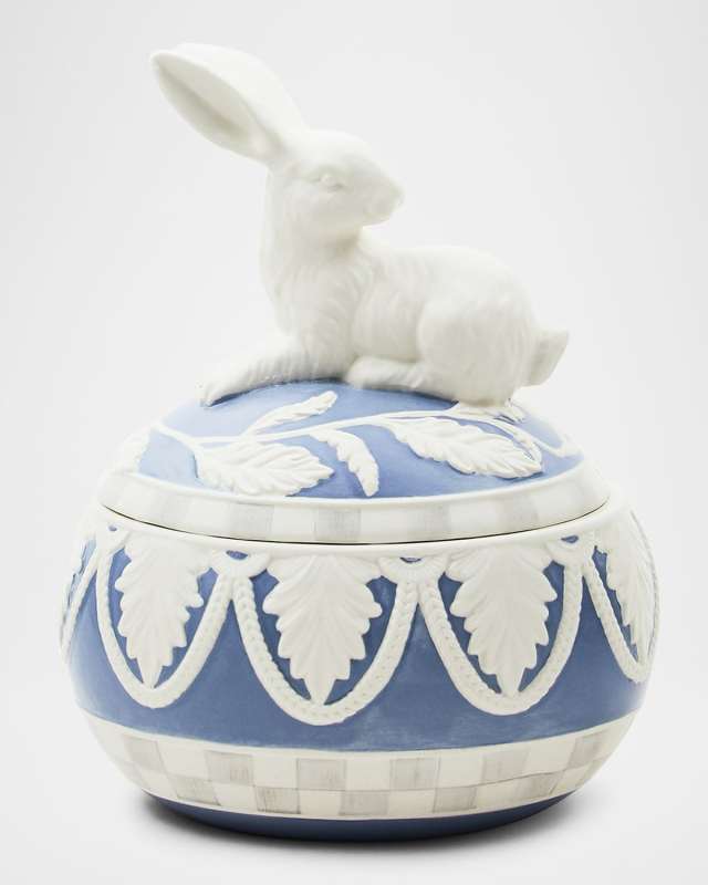 Cameo Bunny Lidded Box